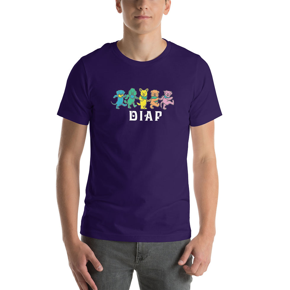 Thumbnail: Dogs in a Pile Dancing Dogs t-shirt