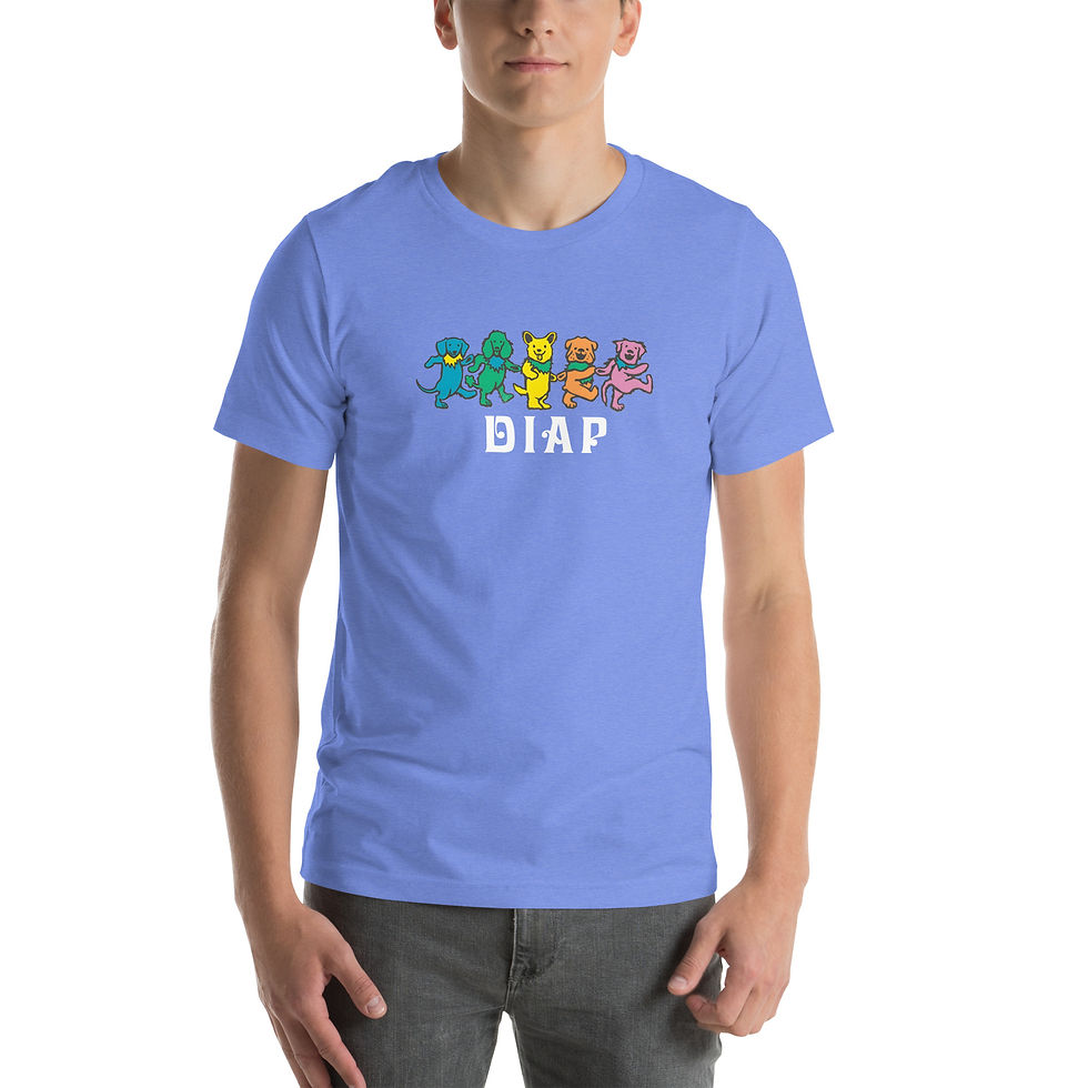Thumbnail: Dogs in a Pile Dancing Dogs t-shirt