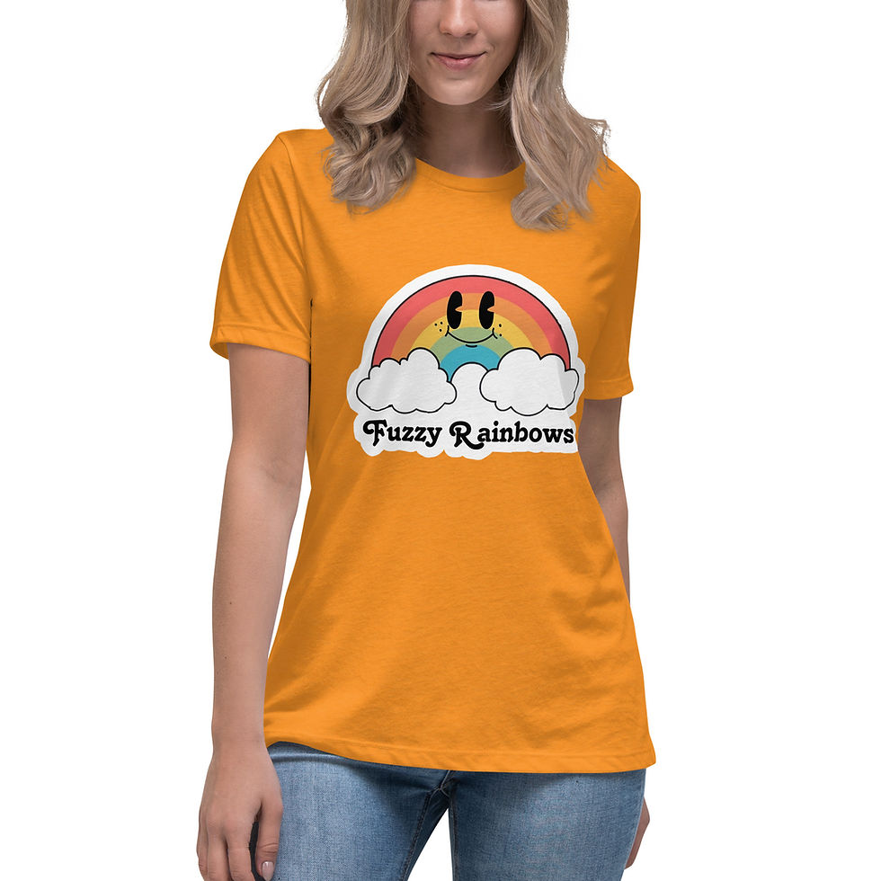 Thumbnail: Fuzzy Rainbows Women's T-Shirt