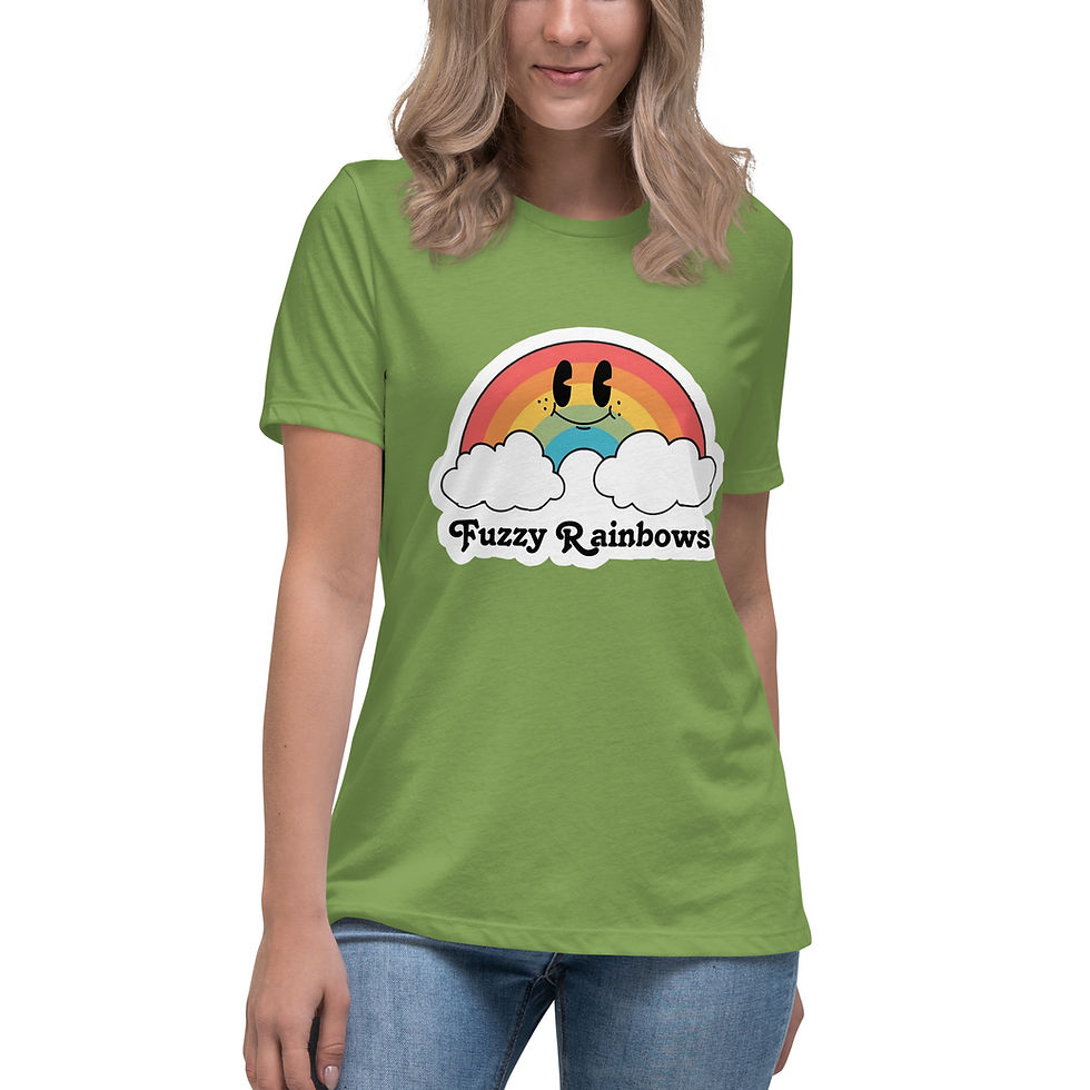 Thumbnail: Fuzzy Rainbows Women's T-Shirt