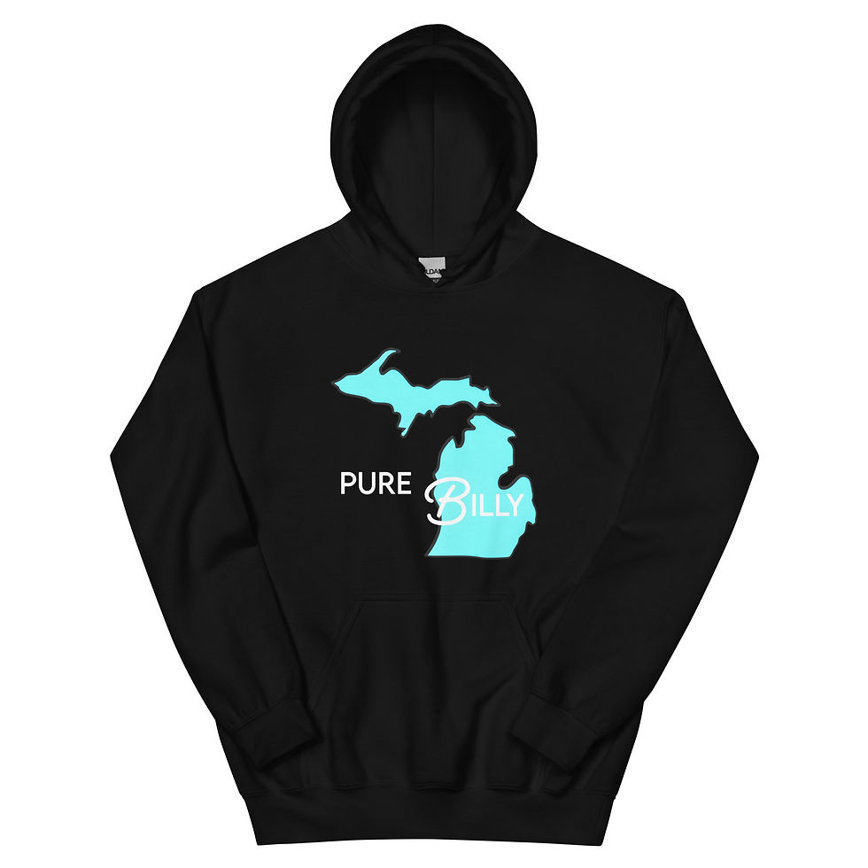 Pure Billy unisex hoodie featuring an original fan-inspired design for Billy Strings fans, bluegrass lovers, jamgrass music f