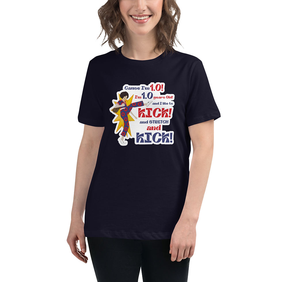 Thumbnail: I Like to Kick Women's Relaxed T-Shirt