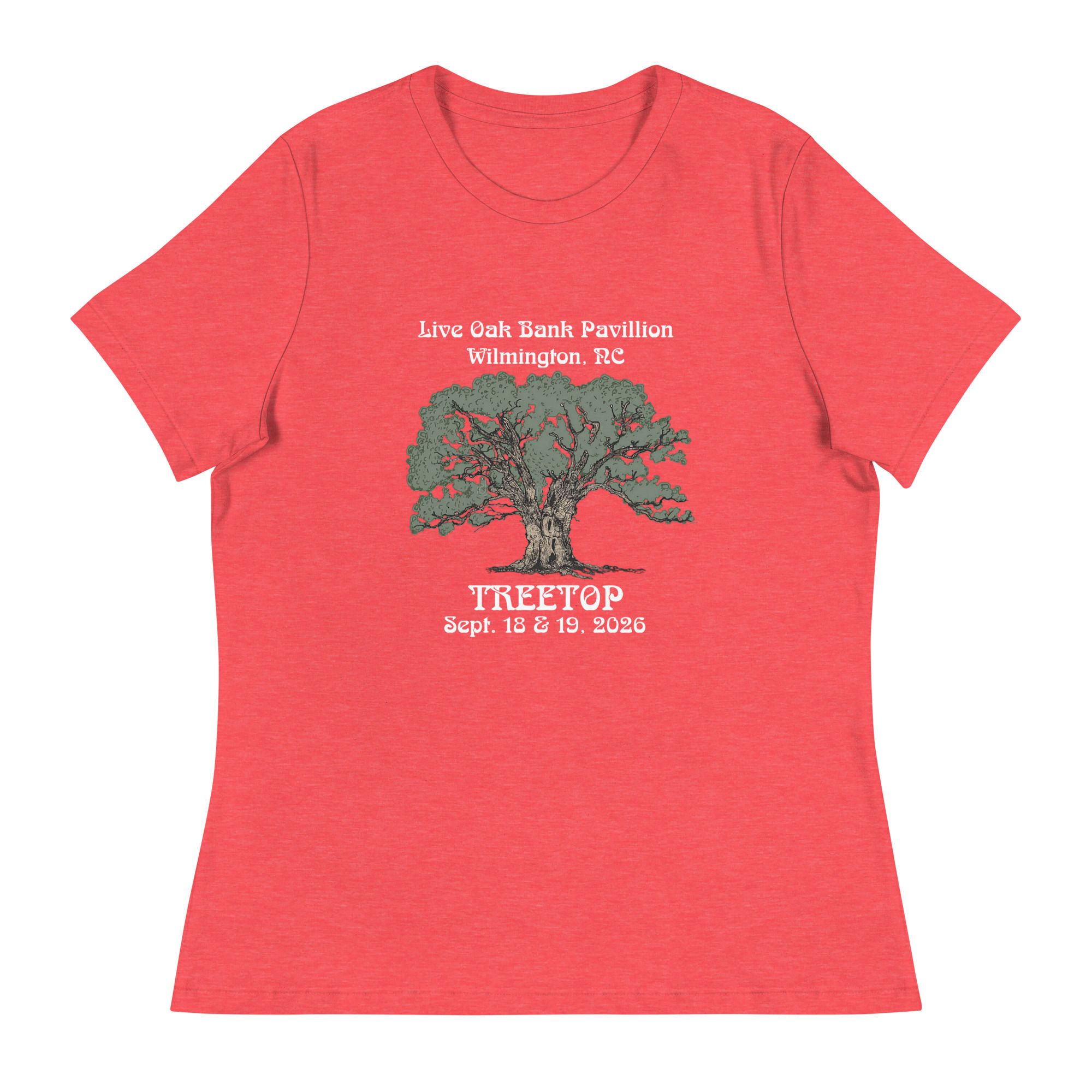 Widespread Panic Wilmington Treetop — Women's Relaxed Tee