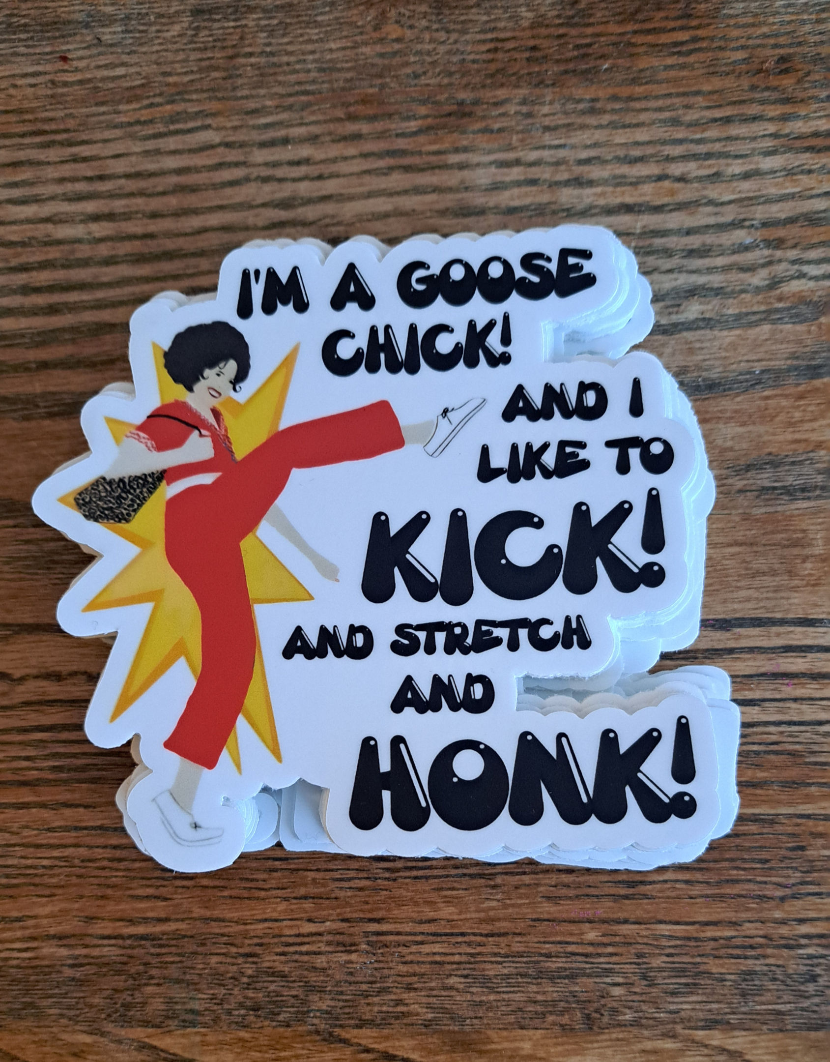 I'm A Goose Chick sticker