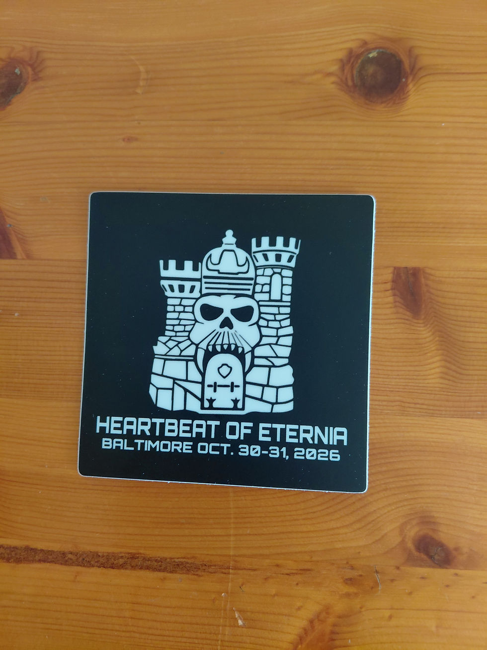 Billy Strings Heartbeat of Eternia Halloween 2026 sticker