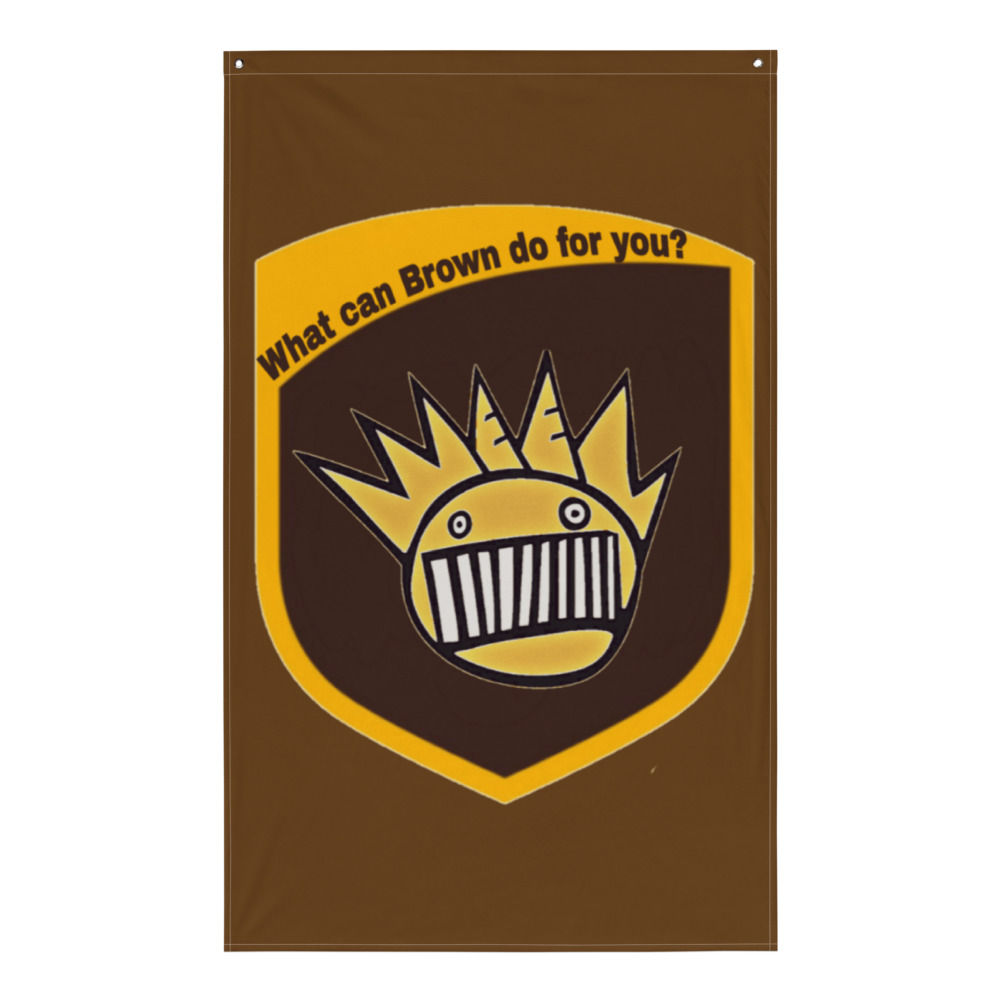 What Can Brown Do For You? Flag
