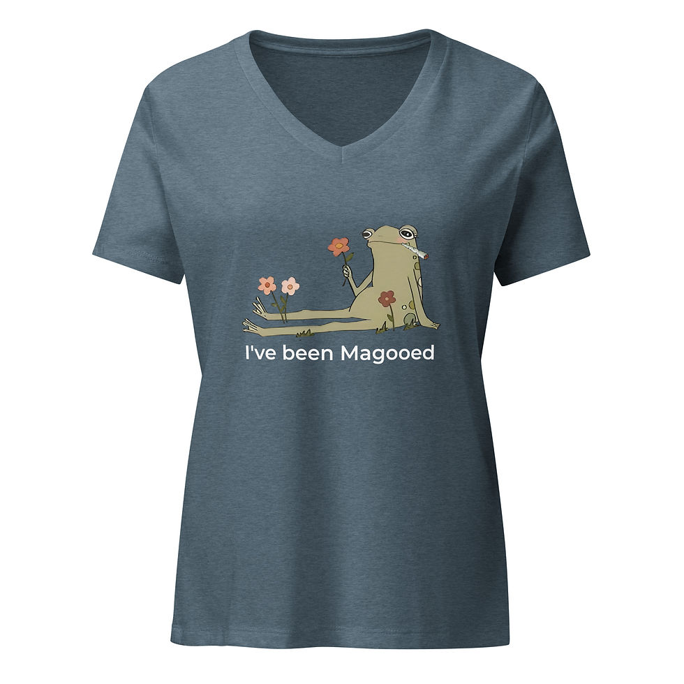 Thumbnail: Magoo I've Been Magooed Women’s relaxed v-neck t-shirt
