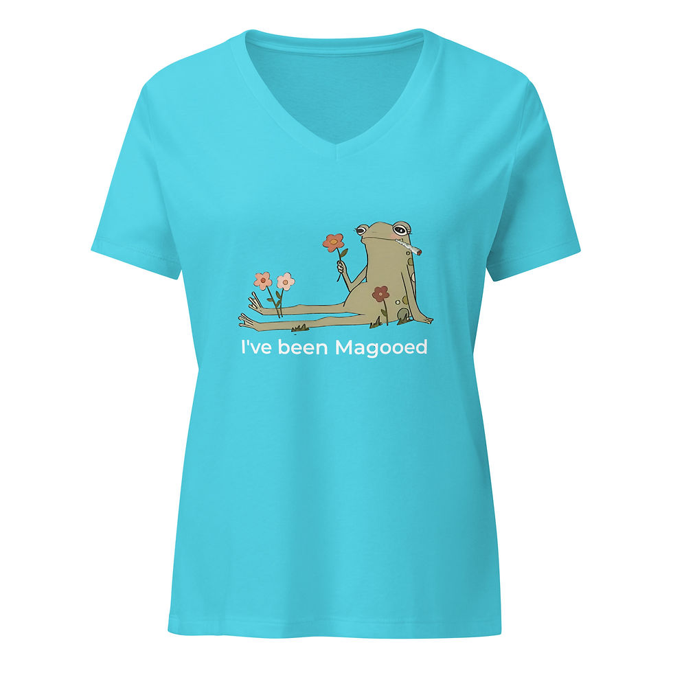 Thumbnail: Magoo I've Been Magooed Women’s relaxed v-neck t-shirt