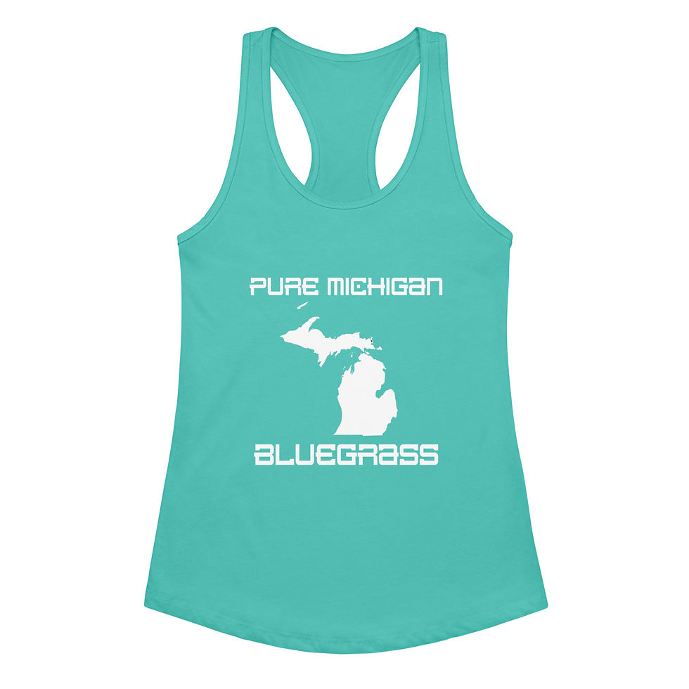 Thumbnail: Billy Strings Pure Michigan Women’s fitted racerback tank top