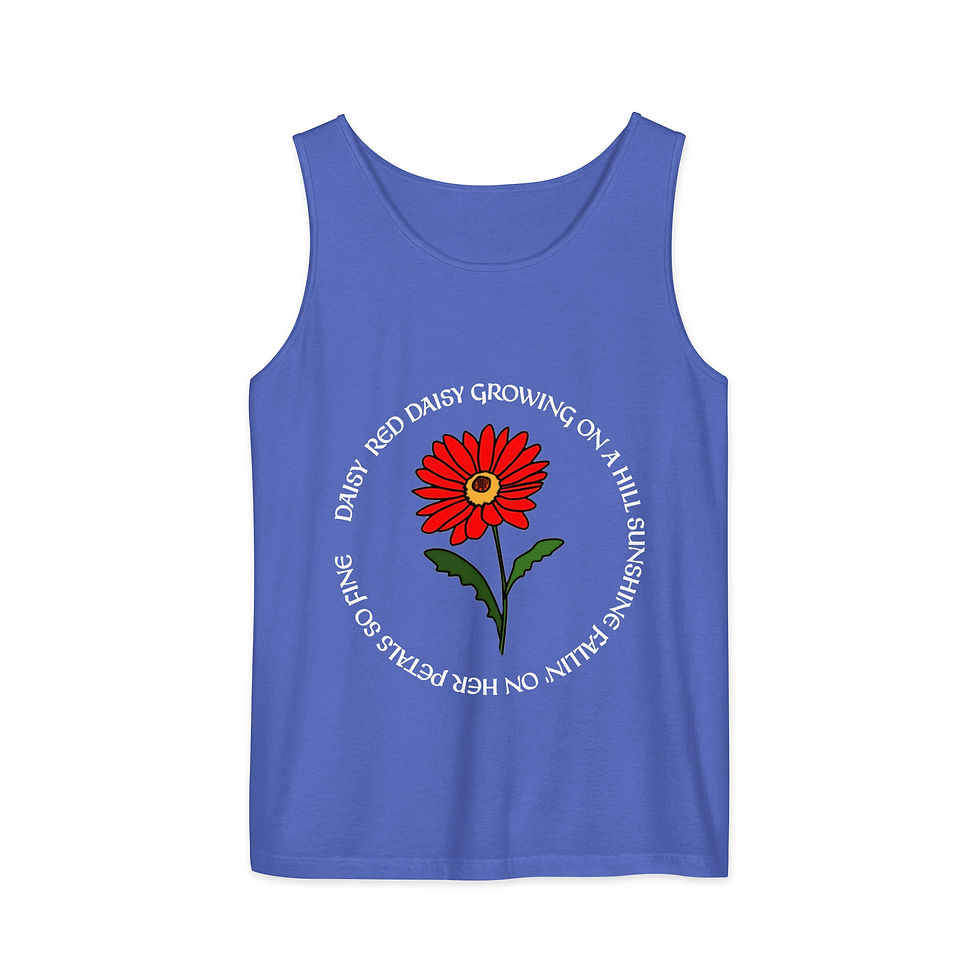 Thumbnail: Red Daisy tank top