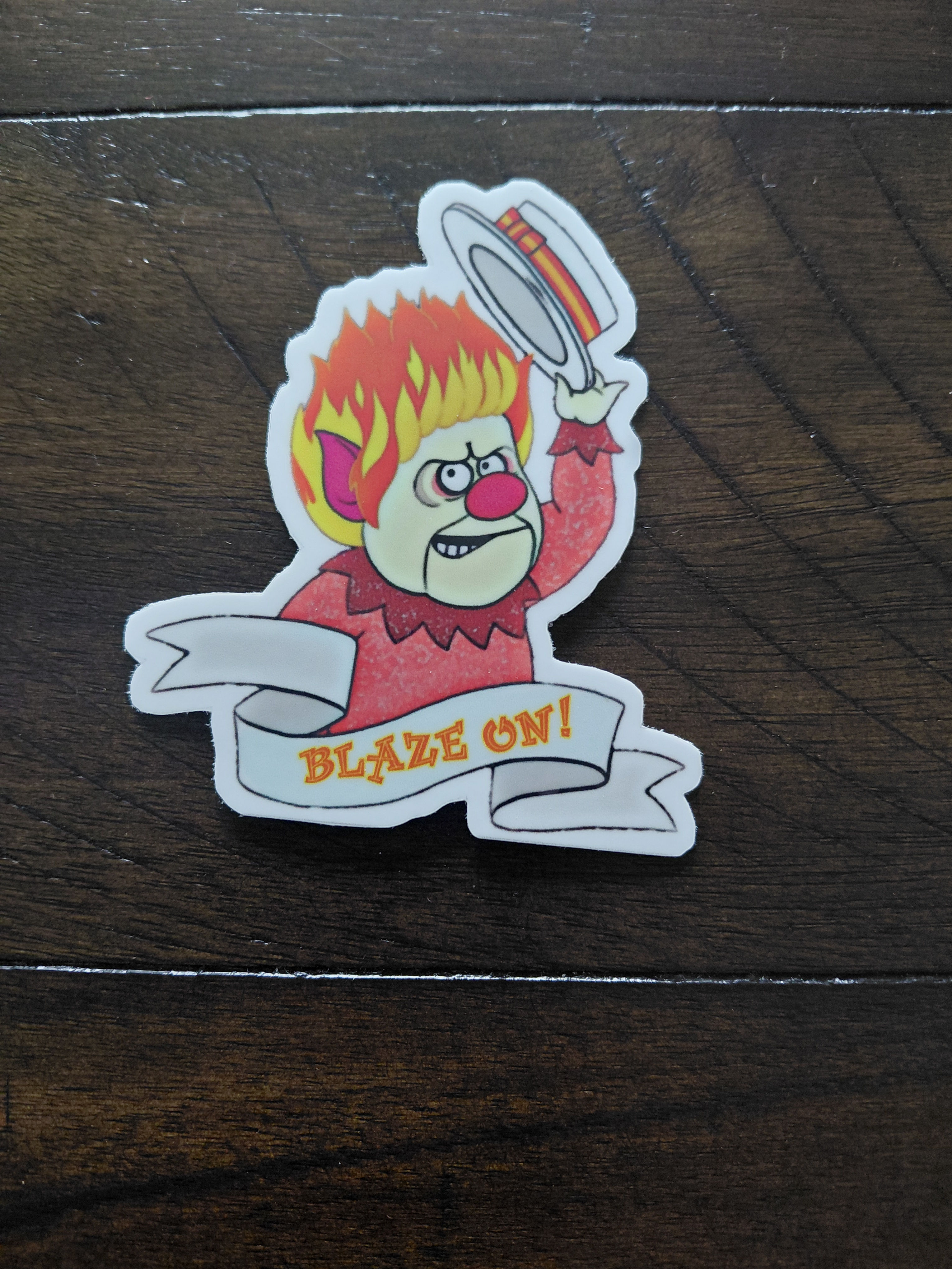 Phish Rankin & Bass Blaze On sticker