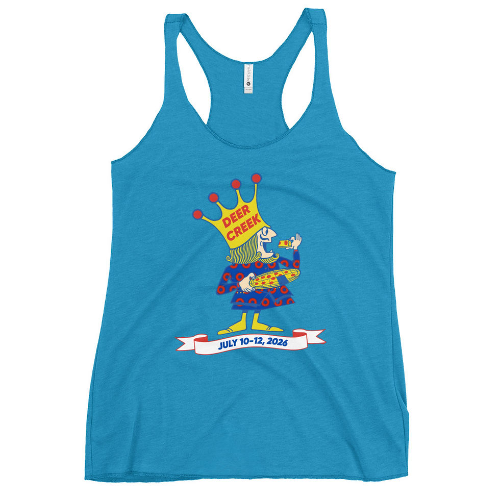 Thumbnail: Phish Deer Creek Pizza King Women's Racerback Tank