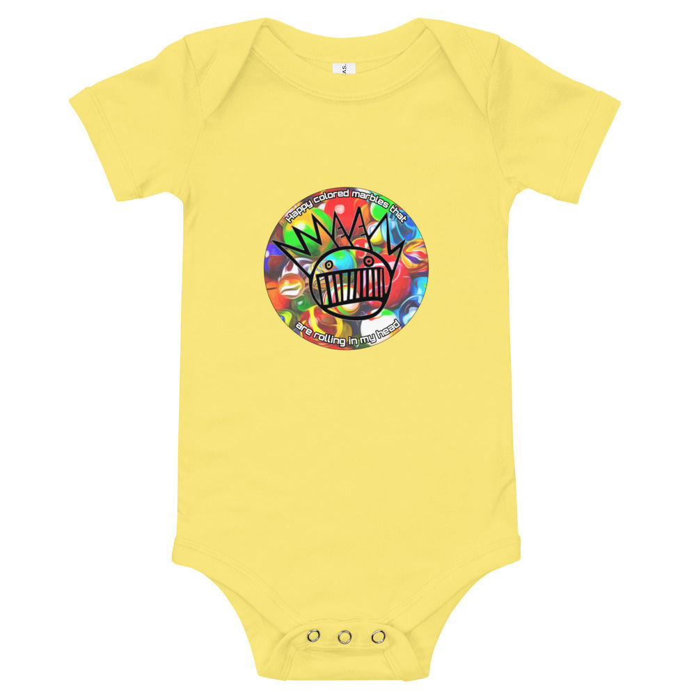 Happy Colored Marbles Baby One Piece
