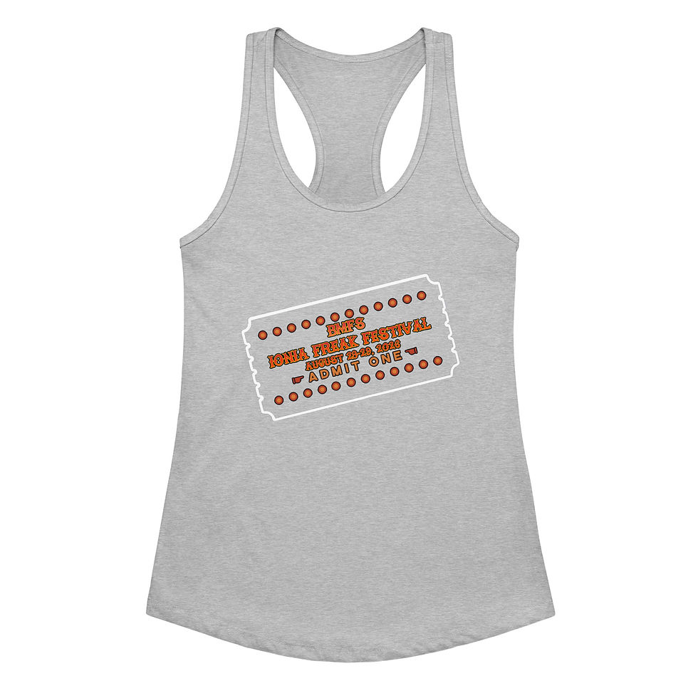 Thumbnail: BMFS Freak Fest Women’s fitted racerback tank top