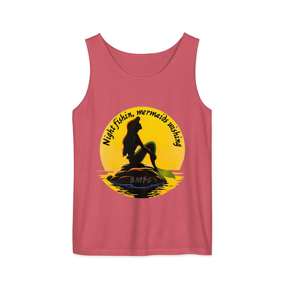 Thumbnail: Mermaids Wishing garment-dyed tank top