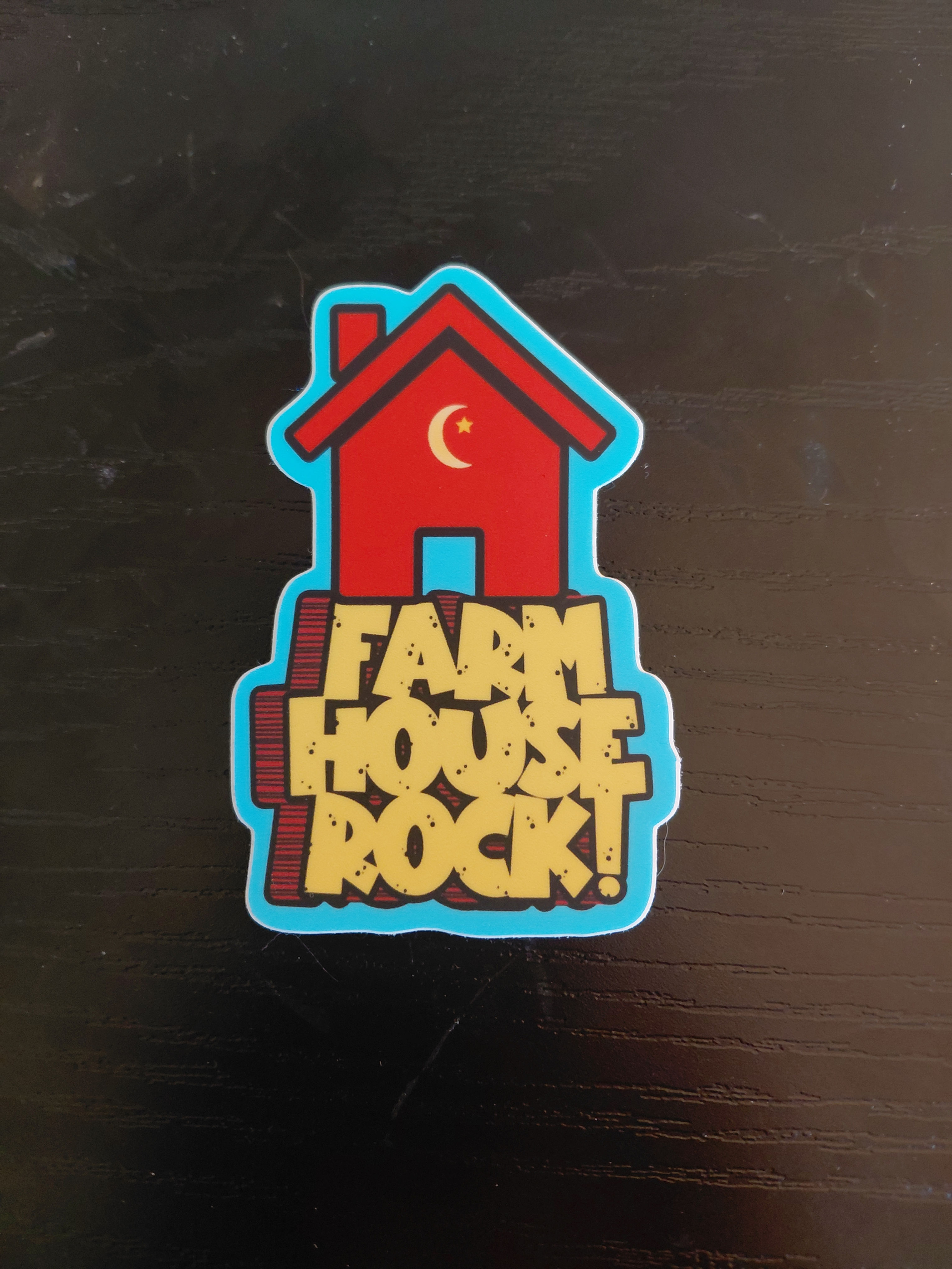 Farm House Rock sticker