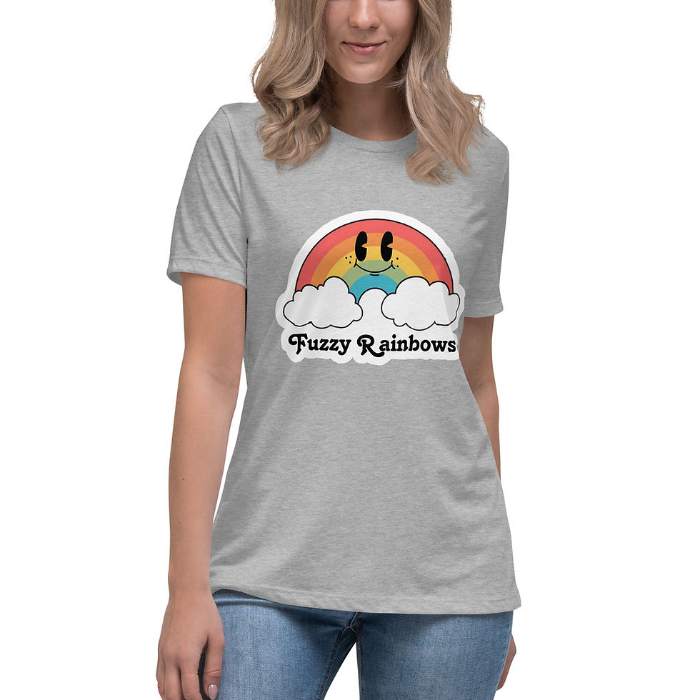 Thumbnail: Fuzzy Rainbows Women's T-Shirt
