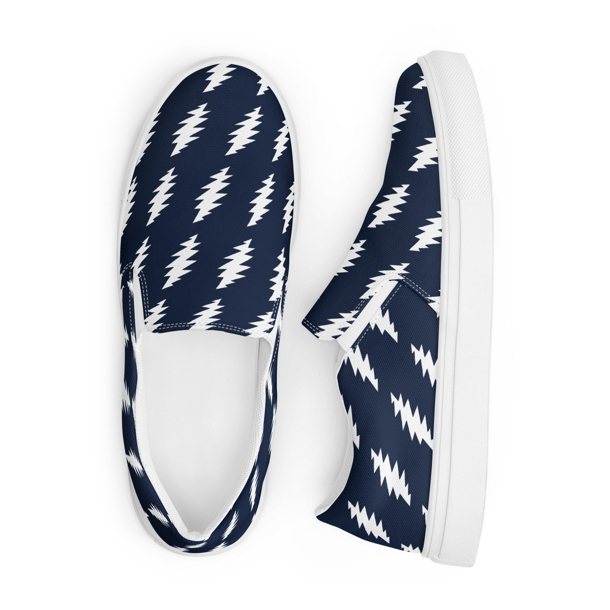Lightning Bolt Men’s Slip-on Shoes