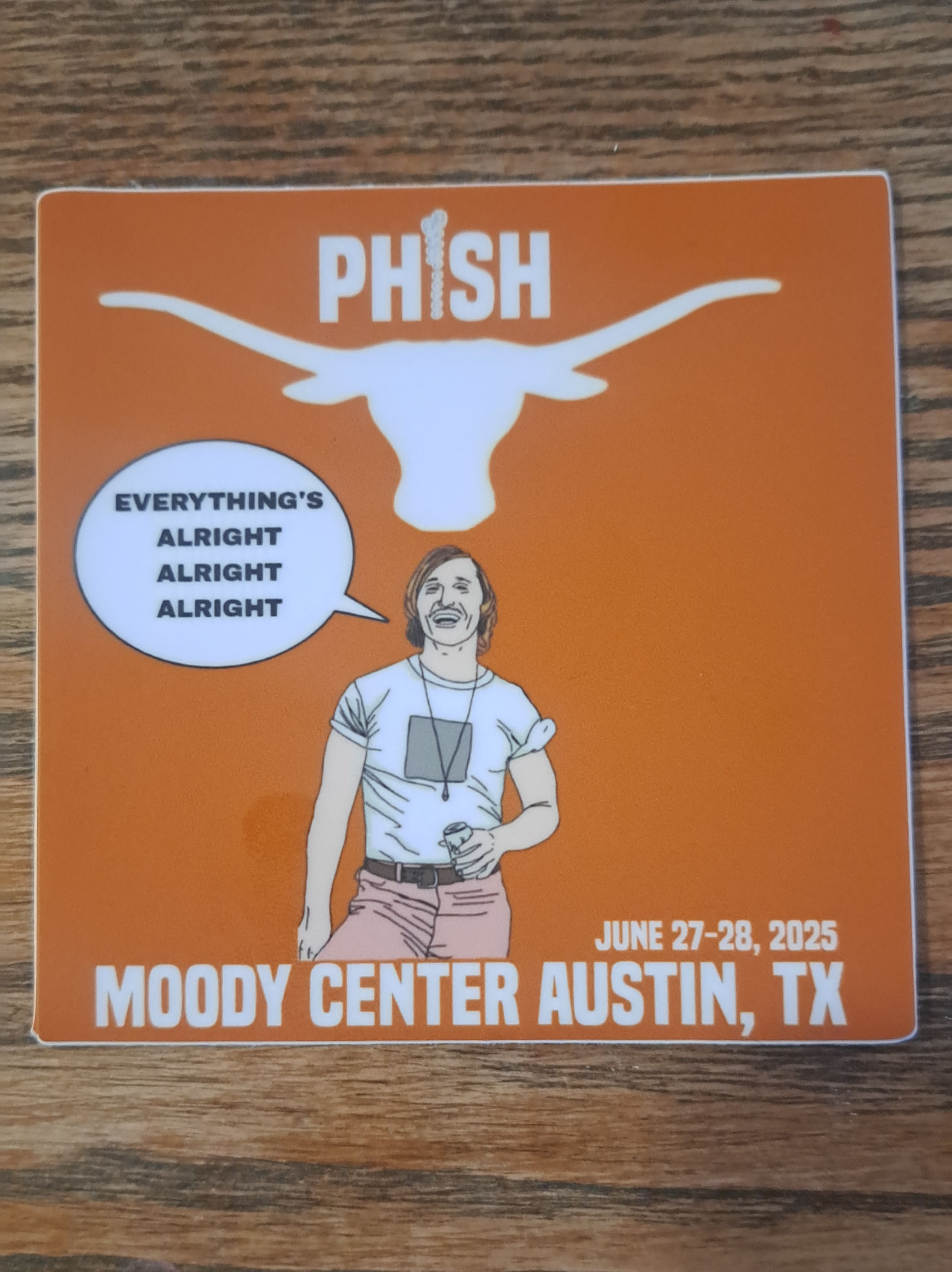 Summer Tour Austin sticker