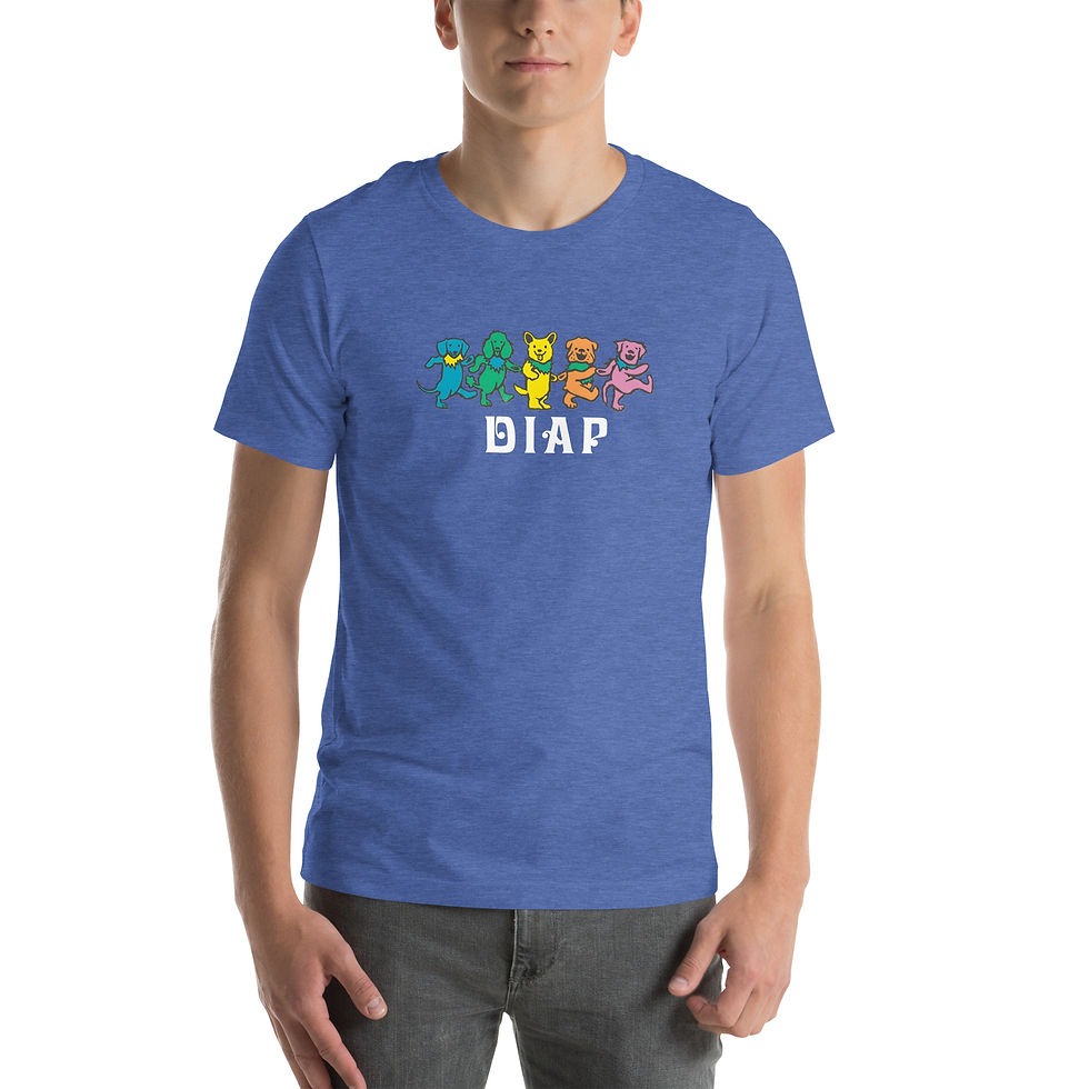 Thumbnail: Dogs in a Pile Dancing Dogs t-shirt