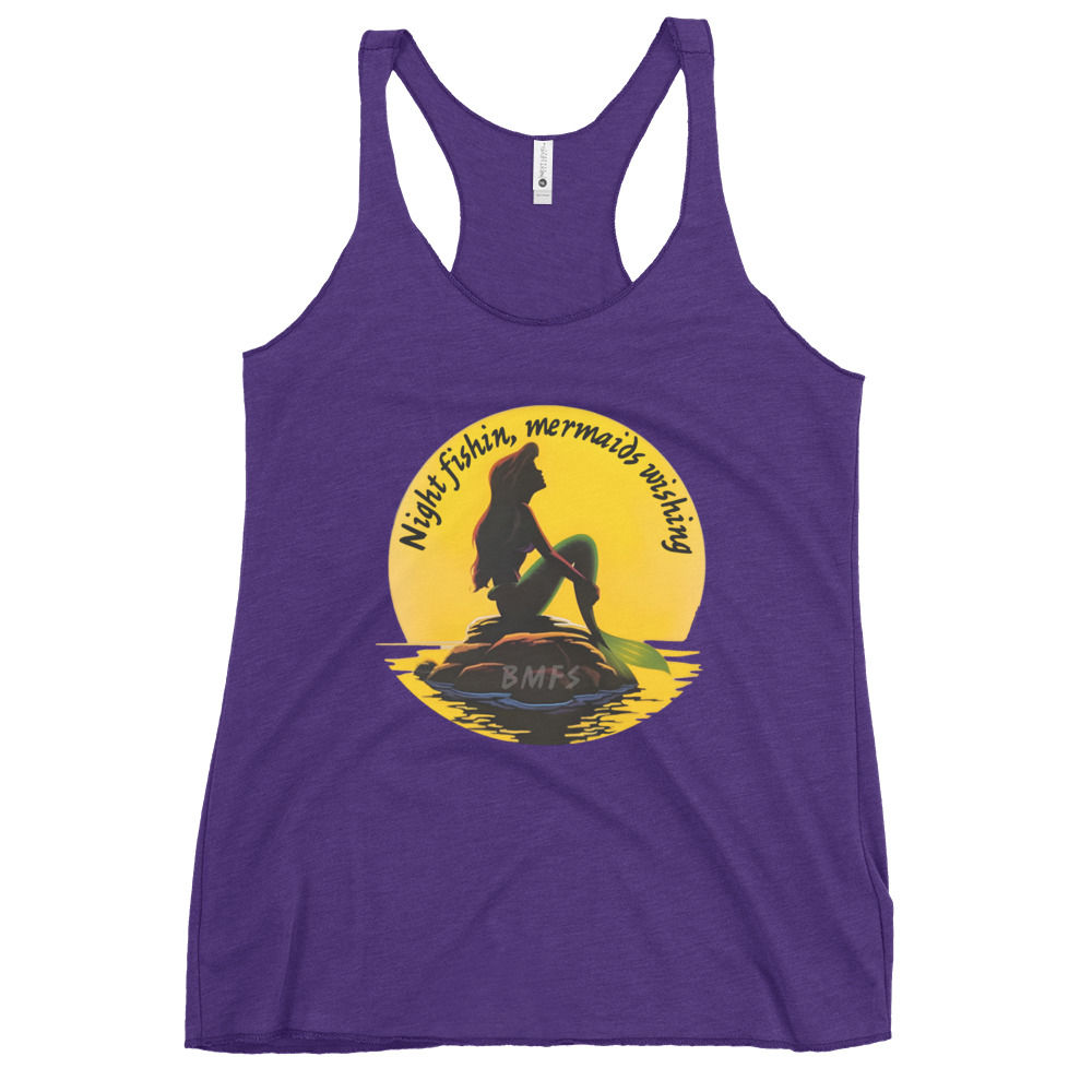Billy Strings Mermaids Wishing Women's Racerback Tank