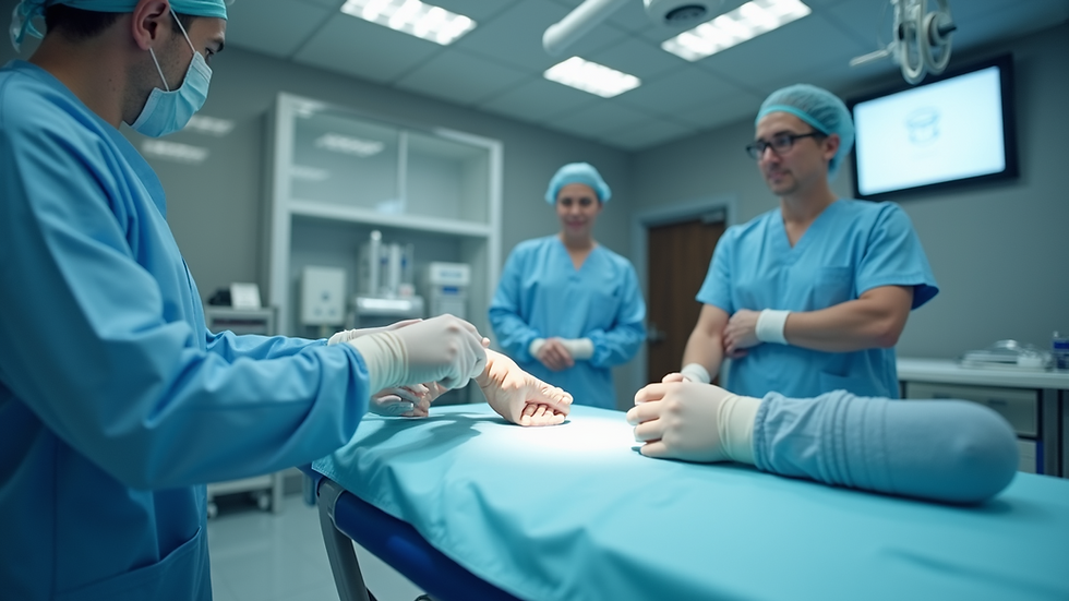 Close-up view of medical equipment used in regenerative therapy