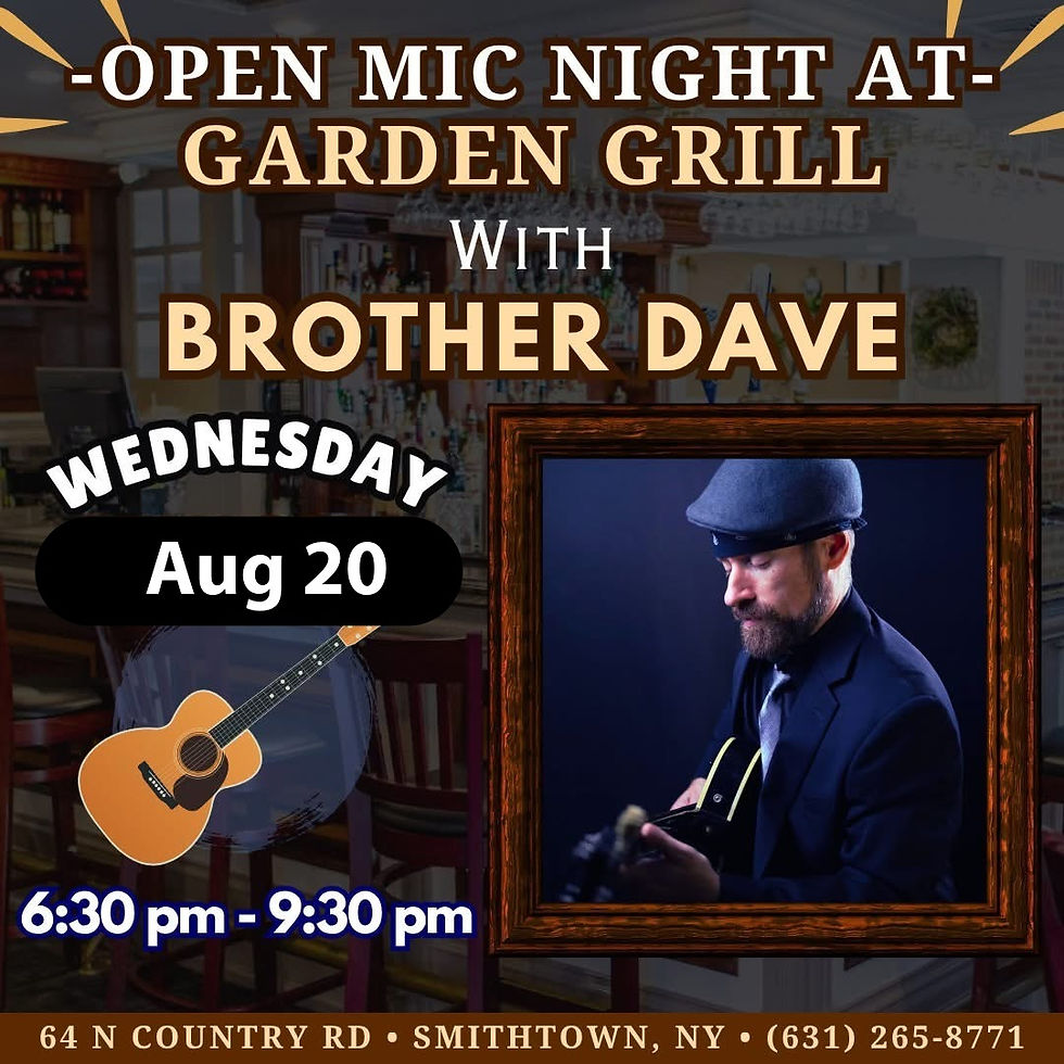 Live Music Brother Dave Open Mic