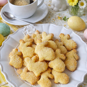 Mini Häschen aus Quark-Öl Teig