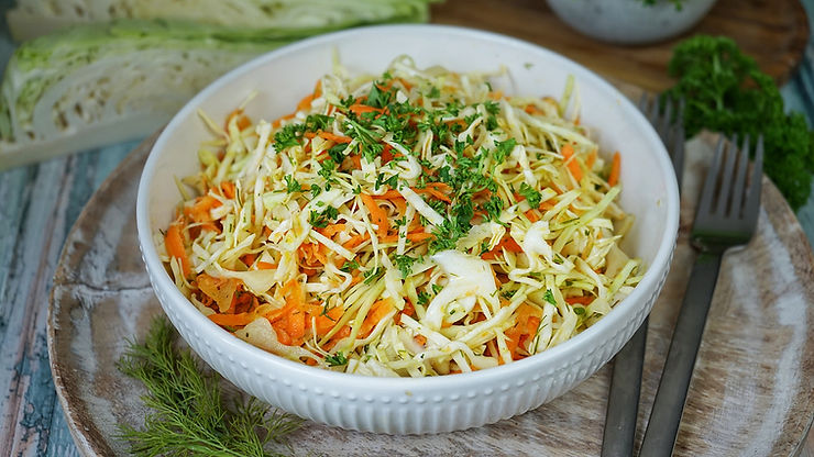 Einfacher Karotten- Krautsalat