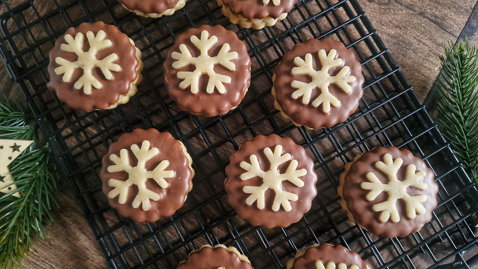 Mango Maracuja Marzipan Plätzchen