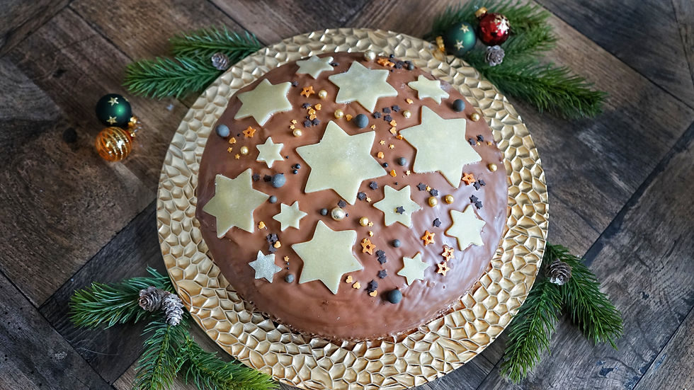 Lebkuchen Marzipan Kuchen