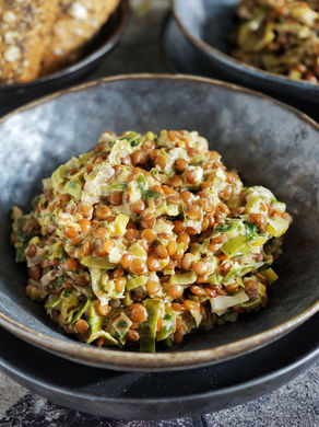 Tag 20 – Cremige Linsen-Lauch-Pfanne/30 Tage – 30 vegetarische Rezepte: 