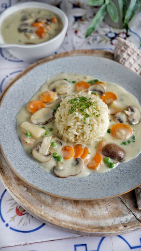 Tag 17: Pilzfrikassee /30 Tage 30 vegetarische Rezepte –