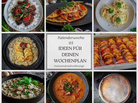 Essensplan für die 5. KW