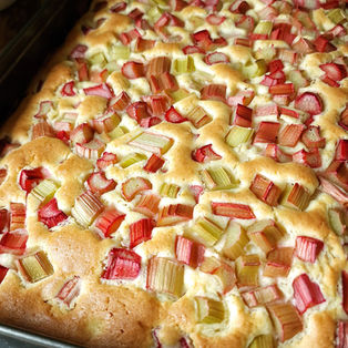 Ruck Zuck Rhabarberkuchen