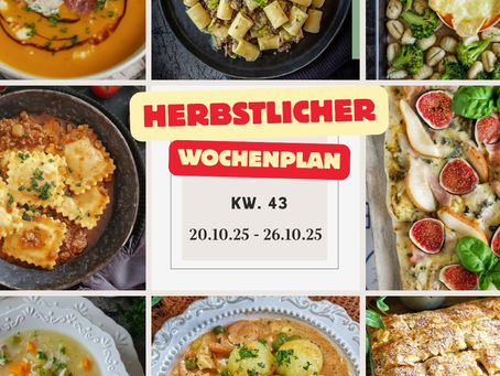 Essensplan für die 43. KW
