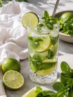 Alkoholfreier Mojito: Erfrischung im Glas