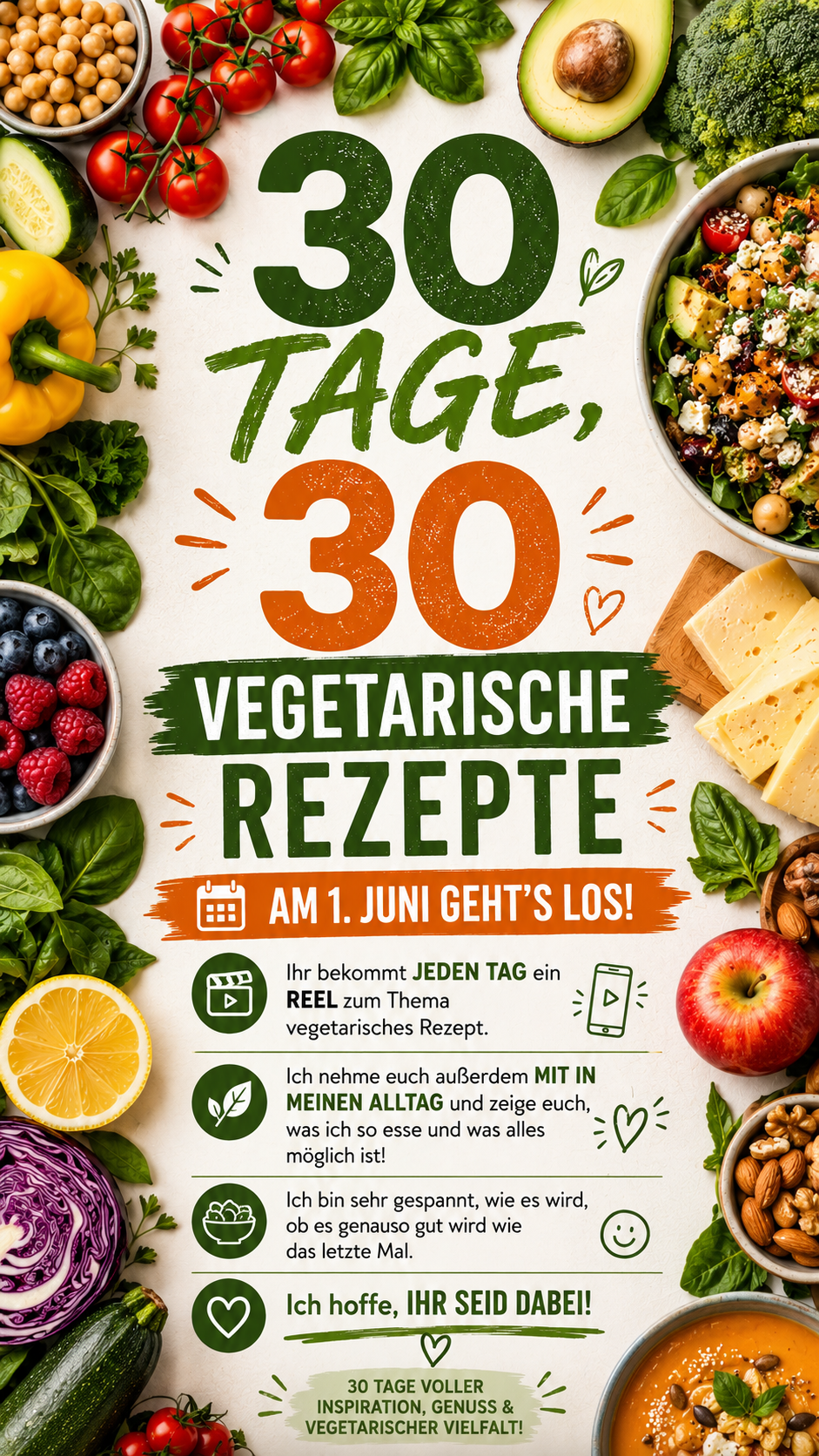 30 Tage – 30 vegetarische Rezepte | Part 2
