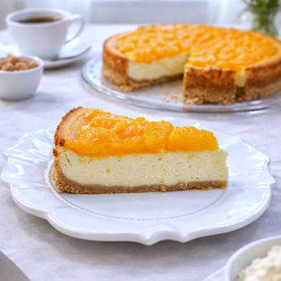Maracuja Cheesecake mit Mandarinen