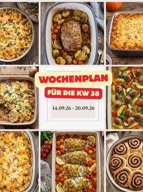 Essensplan für die 38. Kalenderwoche – 7 herzhafte Herbstrezepte plus Bonus