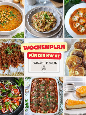 Essensplan für die 07. KW
