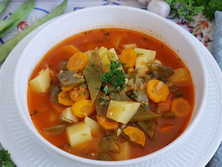 04 Tomaten- Kartoffel Bohnensuppe