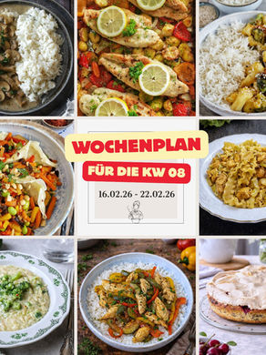 Essensplan für die 08. KW