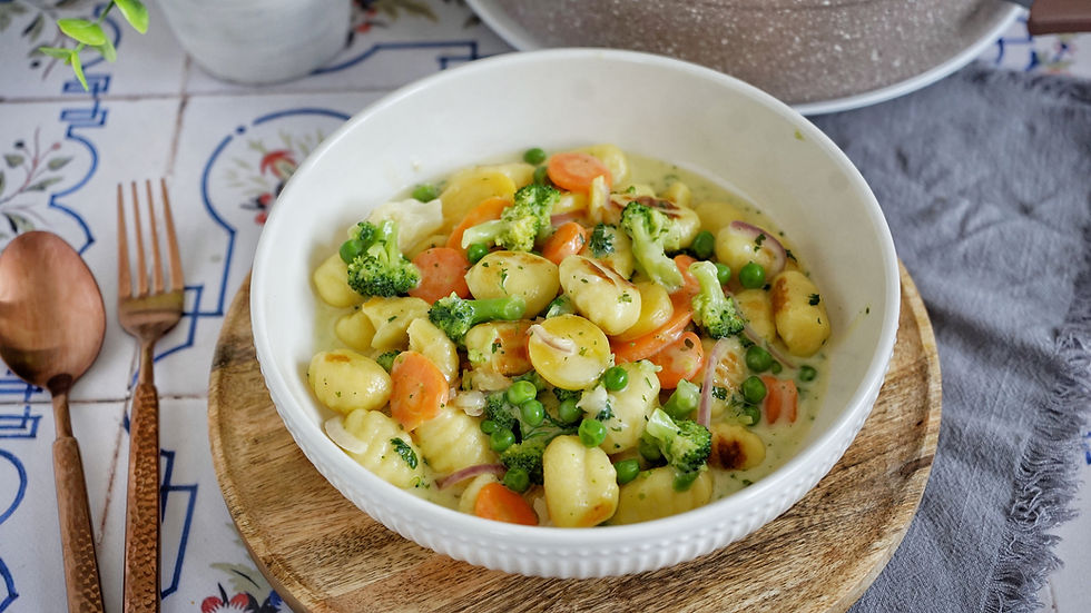 Gnocci Gemüse Pfanne