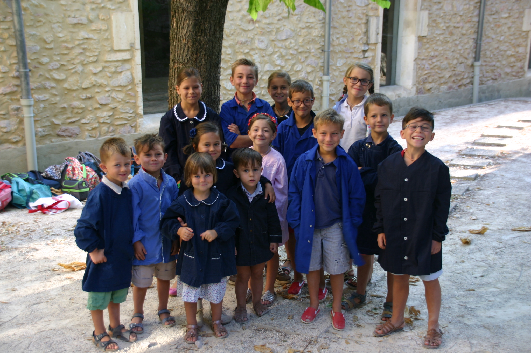 joyeux enfants de Frigolet!