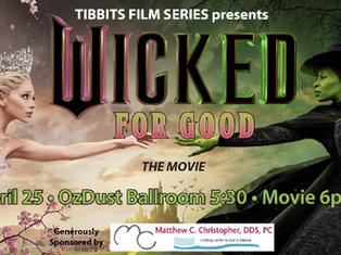 Tibbits Opera House to Screen “Wicked: For Good” as Part of Tibbits Film Series