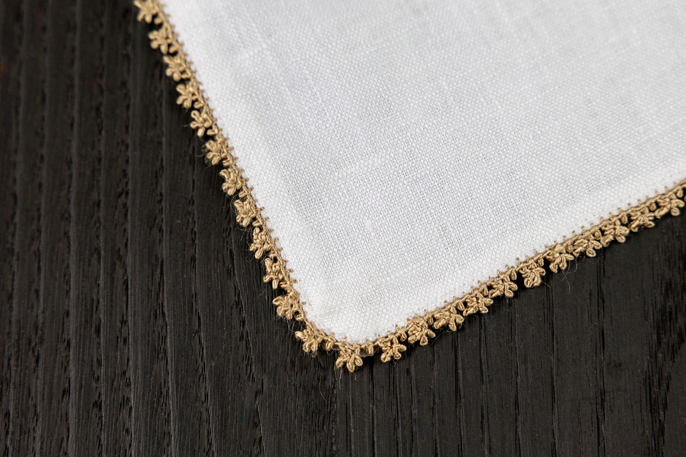 Set de table en lin blanc CLOU DE GIROFLE