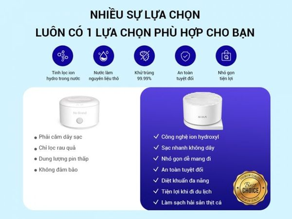Máy khử độc hoa quả cầm tay luôn là sự lựa chọn của gia đình. content media