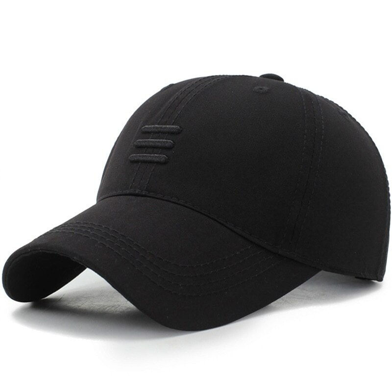 Thumbnail: Three Horizontal Lines Embroidery Baseball Caps Spring and Autumn Outdoor Adjust