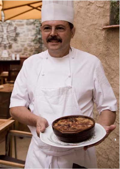 MARIUS Bernard, chef du restaurant la Marquiere a carcassonne dans la cité médiévale